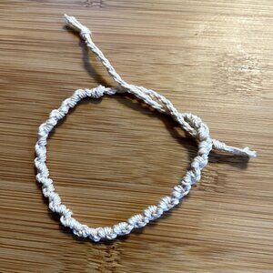 Elliana Woven Bracelet anklet trendy comfortable tie embroidery thread woven gif